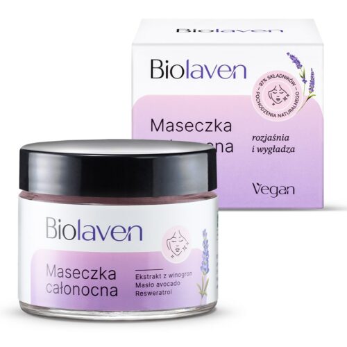 BIOLAVEN Maseczka całonocna do twarzy