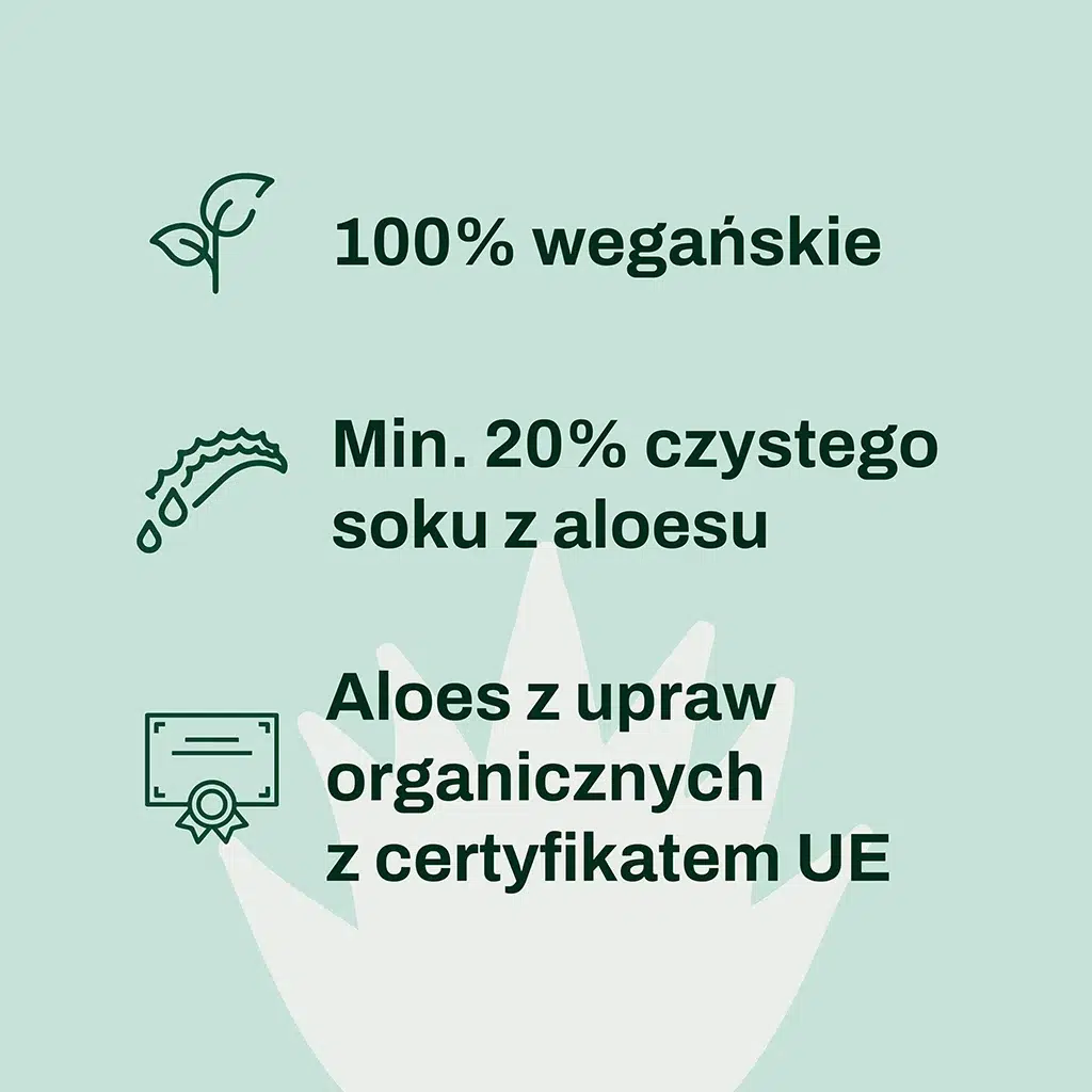 ALOESOVE Balsam do ciała - 100% wegański, min. 20% czystego soku z aloesu, aloes z upraw organicznych z certyfikatem UE