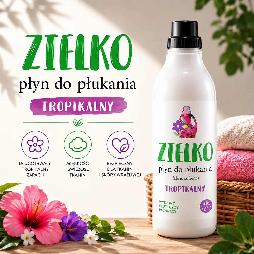 ZIELKO Płyn do płukania TROPIKALNY – zdjęcie 2